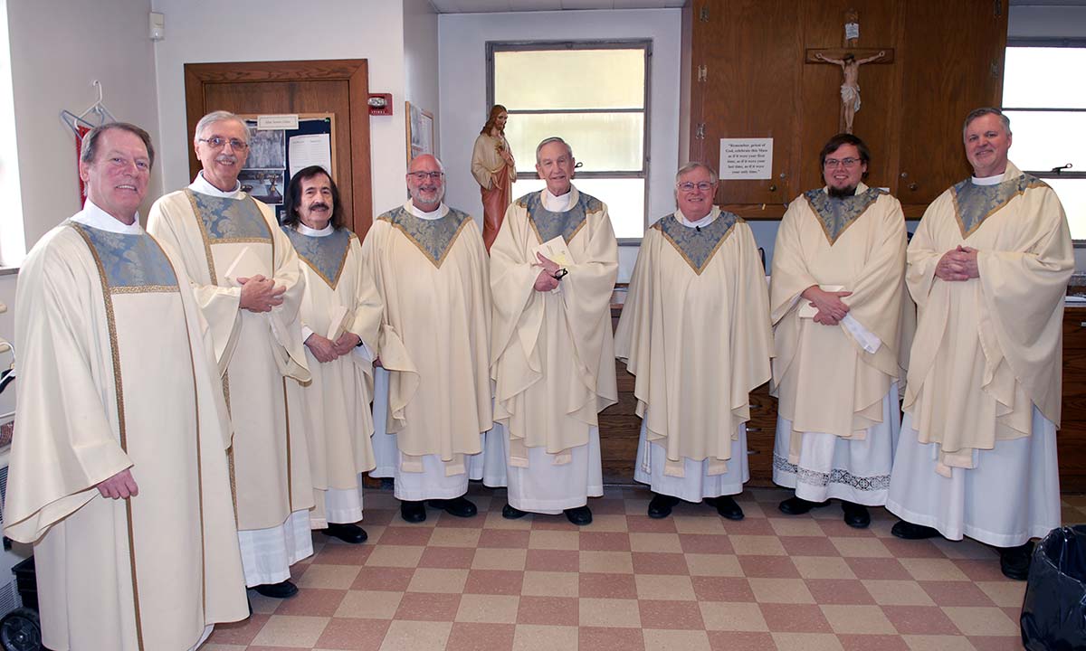 75th Anniversary Mass celebrants