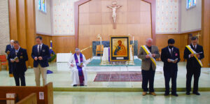 St. Joseph Pilgrim Icon prayer service Knights of Columbus