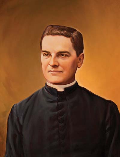 Blessed Michael J. McGivney painting by Chas Fagan © Knights of Columbus