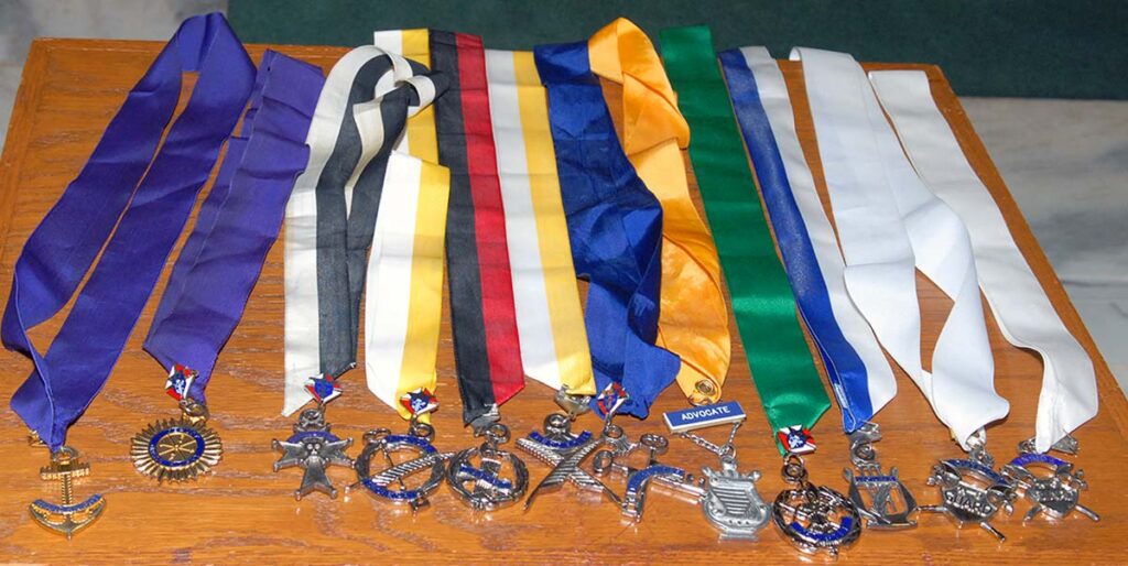 Knights of Columbus Officer medals